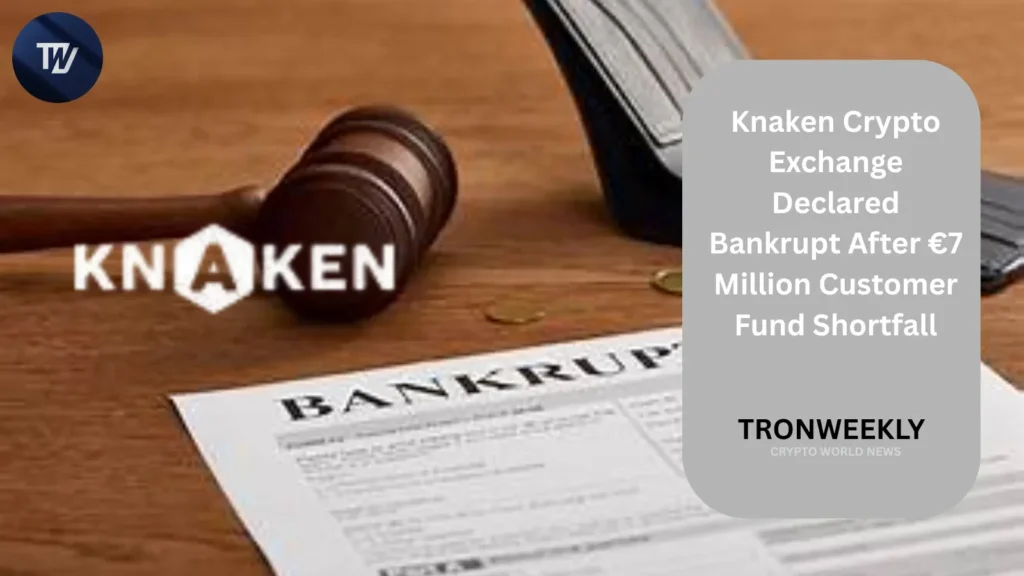 Knaken Crypto Exchange Declared Bankrupt After €7 Million Customer Fund Shortfall