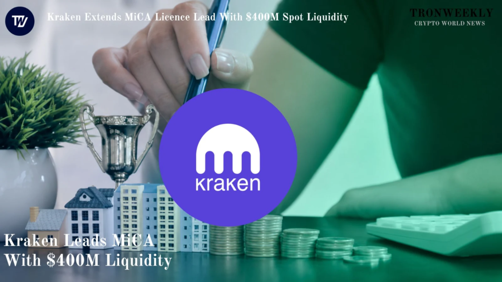 Kraken Extends MiCA Licence Lead With $400M Spot Liquidity