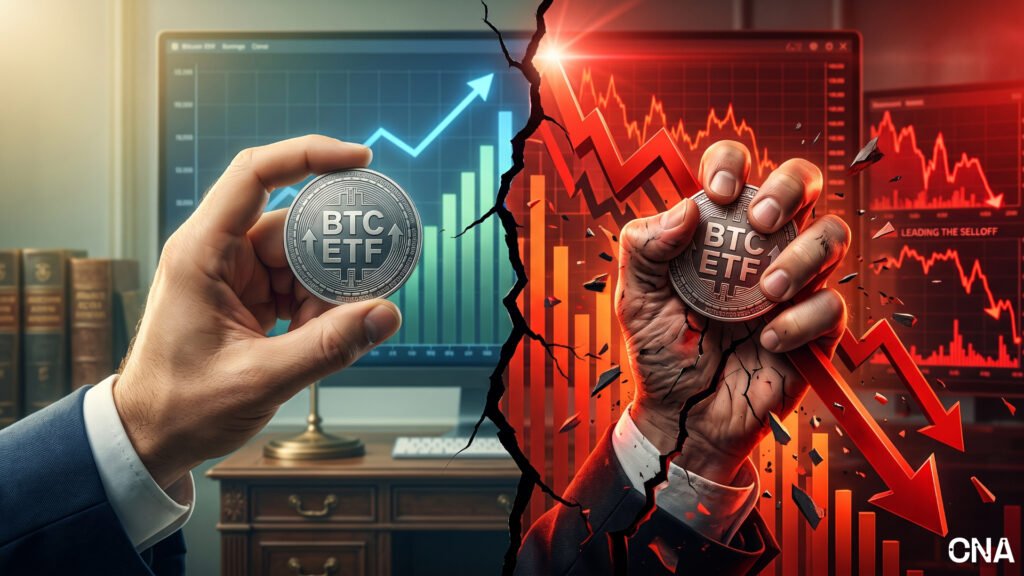 Bitcoin ETF Investors, Once the Market’s Steady Hand, Are Now Leading the Selloff