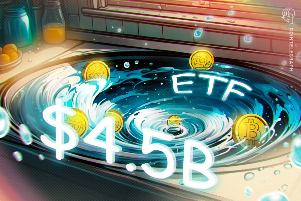Bitcoin ETFs lose record $4.5B in June, eclipsing Strategy’s $1.25B raise