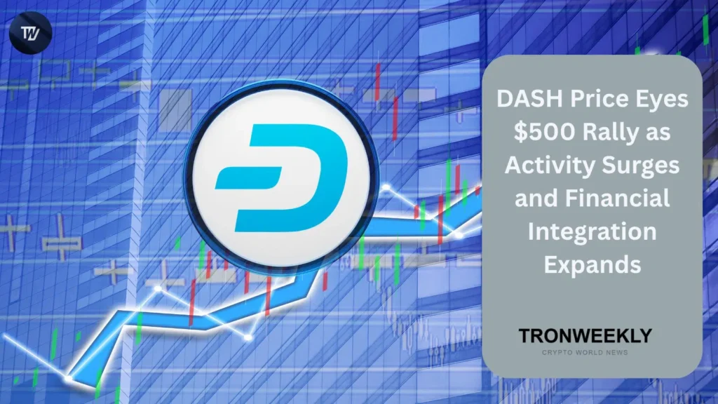 DASH Price Eyes $500 Rally as Activity Surges and Financial Integration Expands