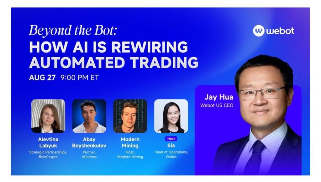 Webot to Host Expert Webinar on AI’s Role in Reshaping Automated Trading