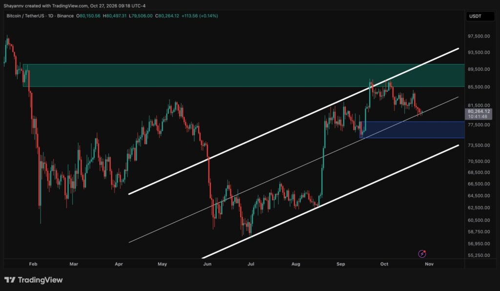 Bitcoin Price Analysis: BTC Clings to $80K Support – Is a Deeper Correction Looming?